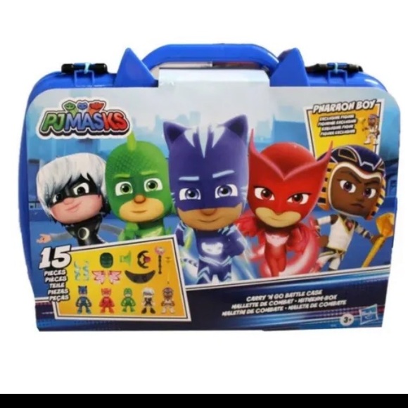 pj masks Toys Pj Masks Cartoon Carry N Go Battle Case 5 Pcs 5 Action Figures Kids Toy Poshmark